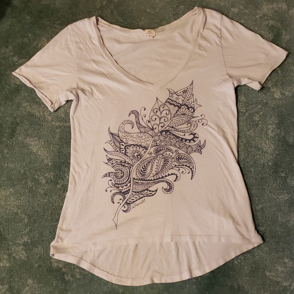O'neill graphic vneck shirt